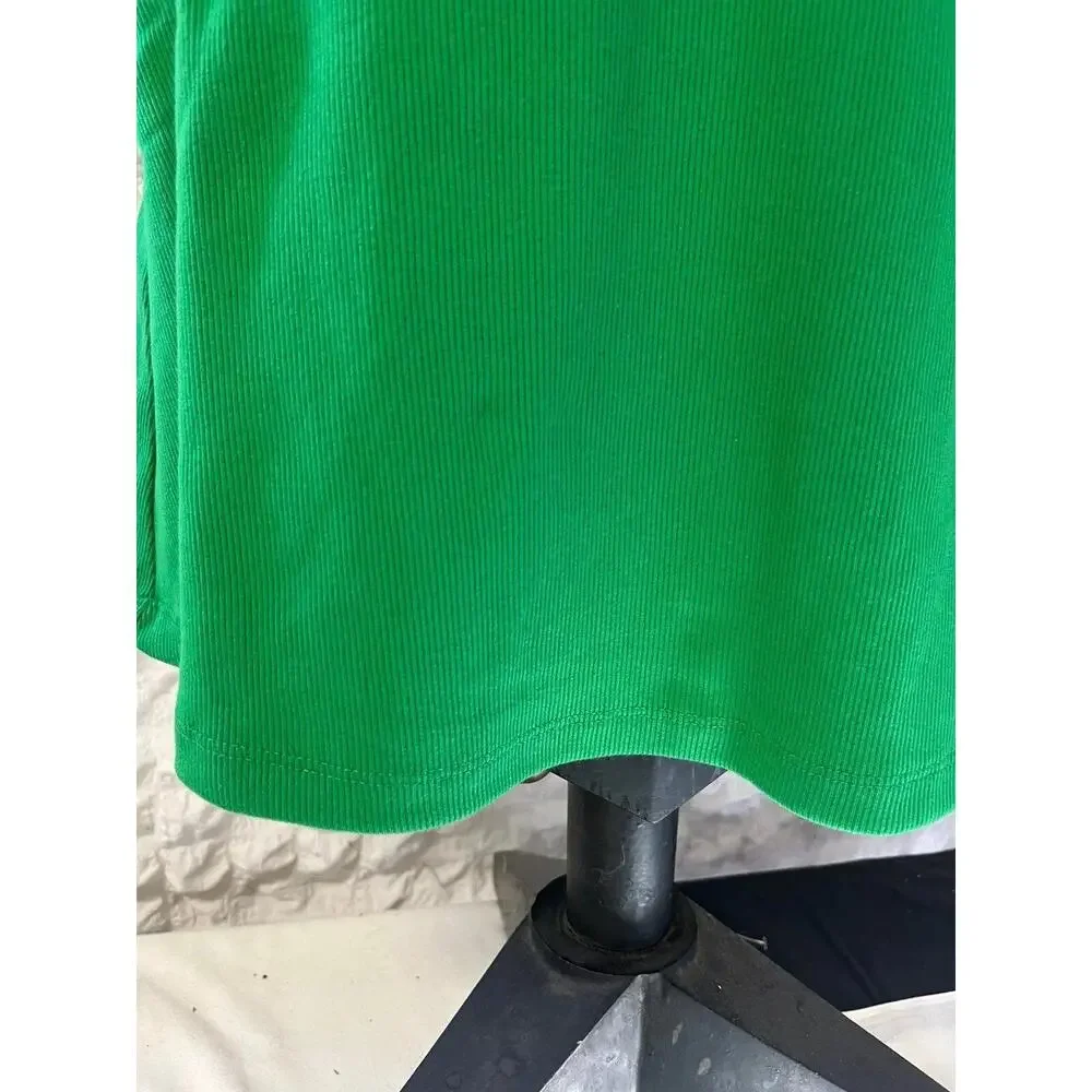 NWT Wild Fable Green Ribbed Sleeveless Vneck Bodycon‎ Dress Extra Small - Picture 8 of 9